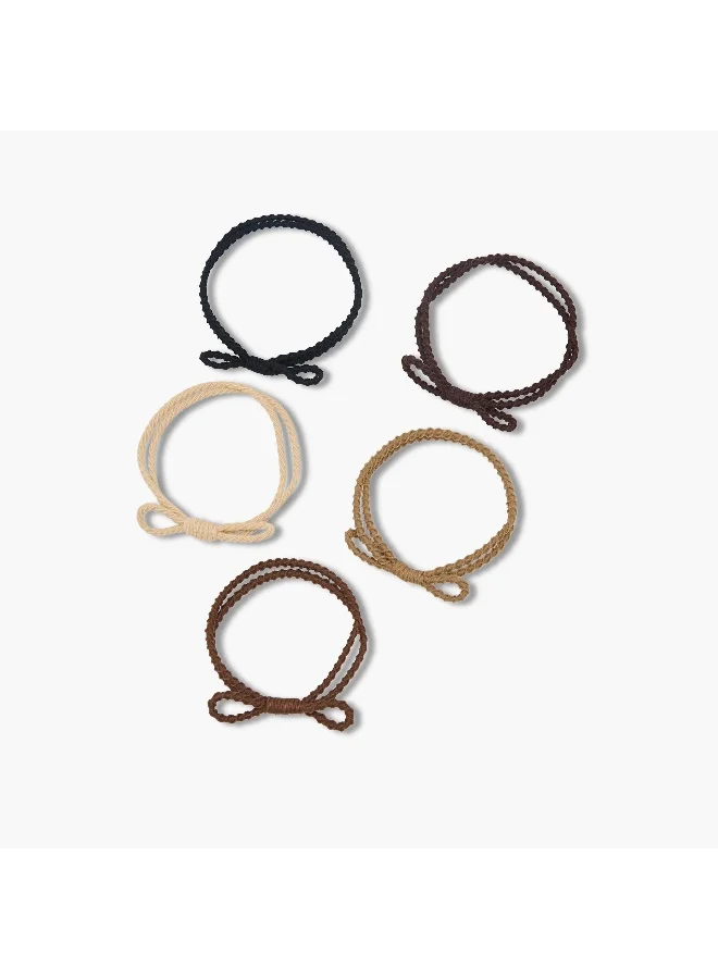 LIFESTYLE Pack of 5 Braided Hair Tie