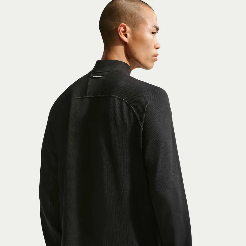 نايكي قميص رجالي للجري لمسافات طويلة بتقنية دراي-فيت وسحاب نصفي