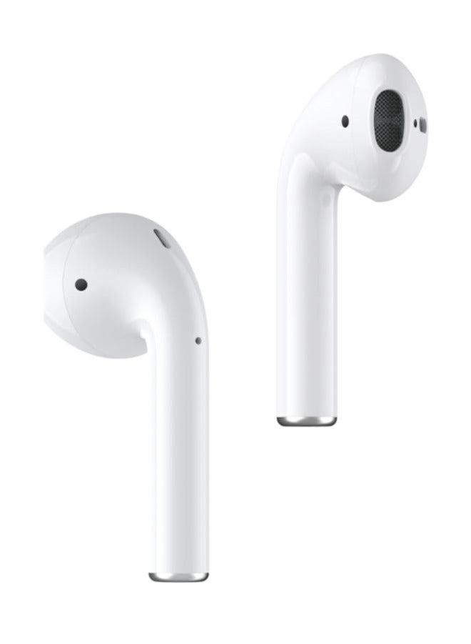 modio ME1 True Wireless Stereo Headset (White) with Complimentary Black Protective Case - Image 3