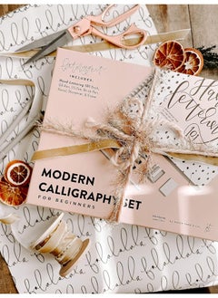 Modern Calligraphy Set for Beginners: A Creative Craft Kit for Adults featuring Hand Lettering 101 Book, Brush Pens, Calligraphy Pens, and More  - Image 1