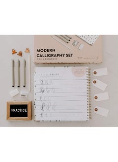 Modern Calligraphy Set for Beginners: A Creative Craft Kit for Adults featuring Hand Lettering 101 Book, Brush Pens, Calligraphy Pens, and More  - Image 4