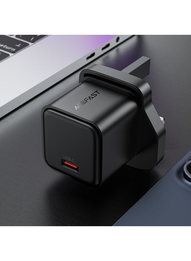 أسيفاست شاحن حائط ACEFAST A123 بقوة 20 واط بتقنية GaN مع منفذ USB-C وقابس بريطاني - Image 3