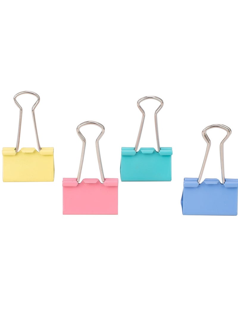 Deli 24-Piece Medium Size 32mm Binder Clips Assorted Colours  - Image 3