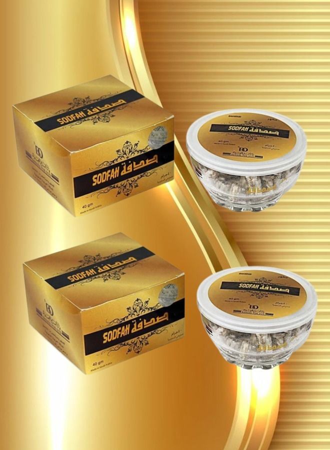 Banafa 2 Pieces Bakhoor Sodfa 40g
