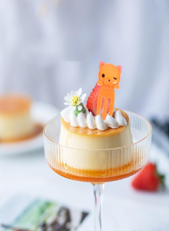 TOYANDONA 8Pcs Animal Food Picks, Mini Bento Food Picks Cute Cartoon Animal Fruit Picks for Kids Lunch Box Party Supplies - Image 5