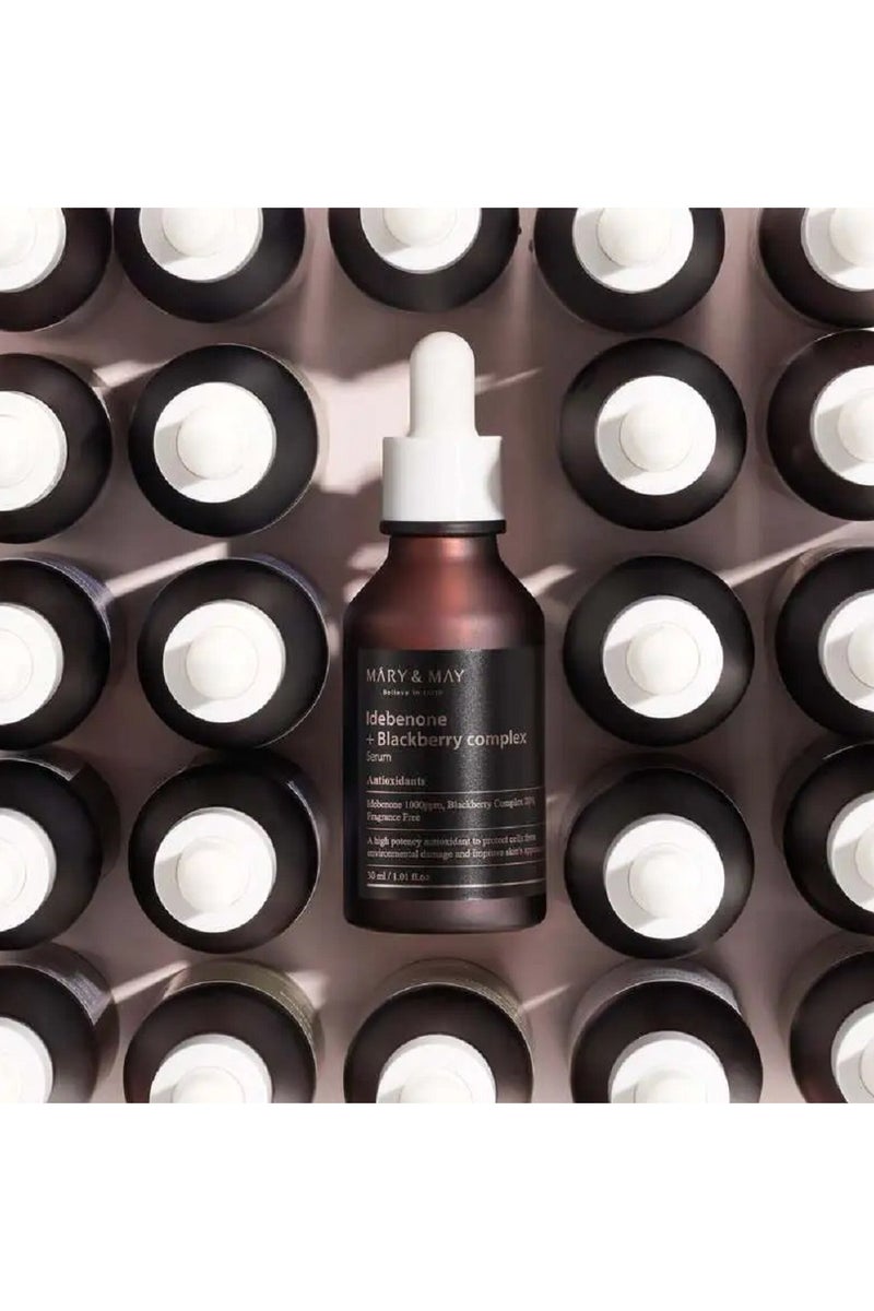MARY & MAY Máry & May Idebenone + Blackberry Complex Serum - Anti Aging Complex for All Skin Types 30ml - Image 3