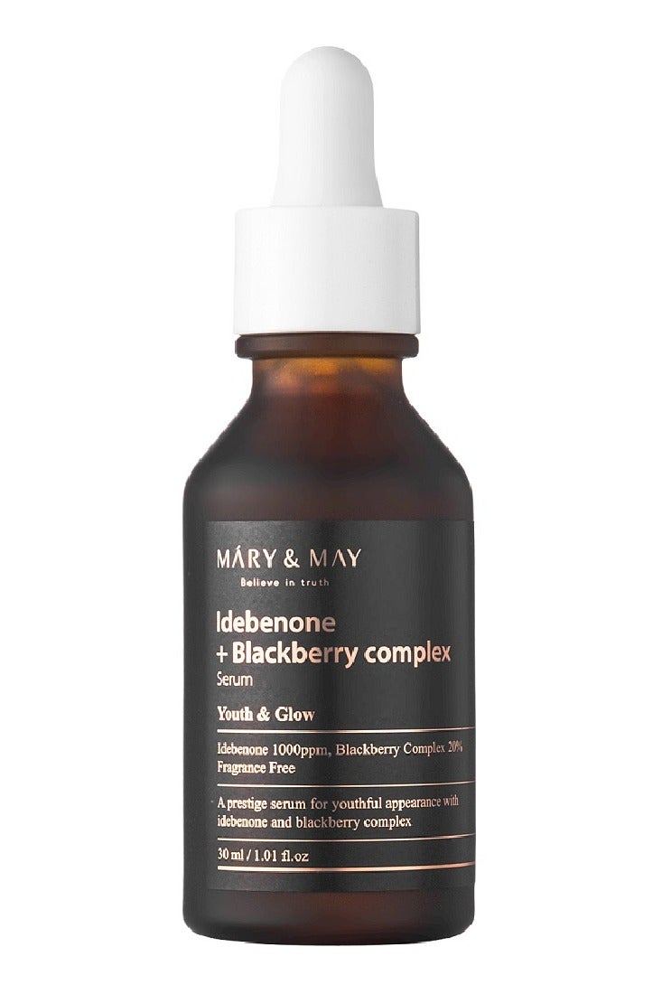 MARY & MAY Máry & May Idebenone + Blackberry Complex Serum - Anti Aging Complex for All Skin Types 30ml - Image 1