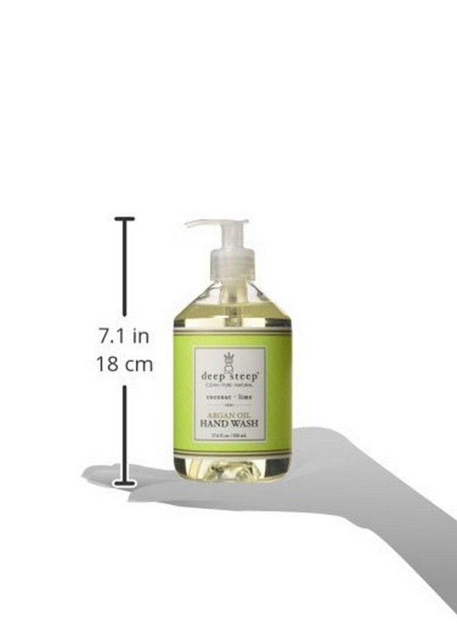 Deep Steep - Argan Oil Liquid Hand Wash Coconut Lime 17.6 Fluid Ounce - Image 1