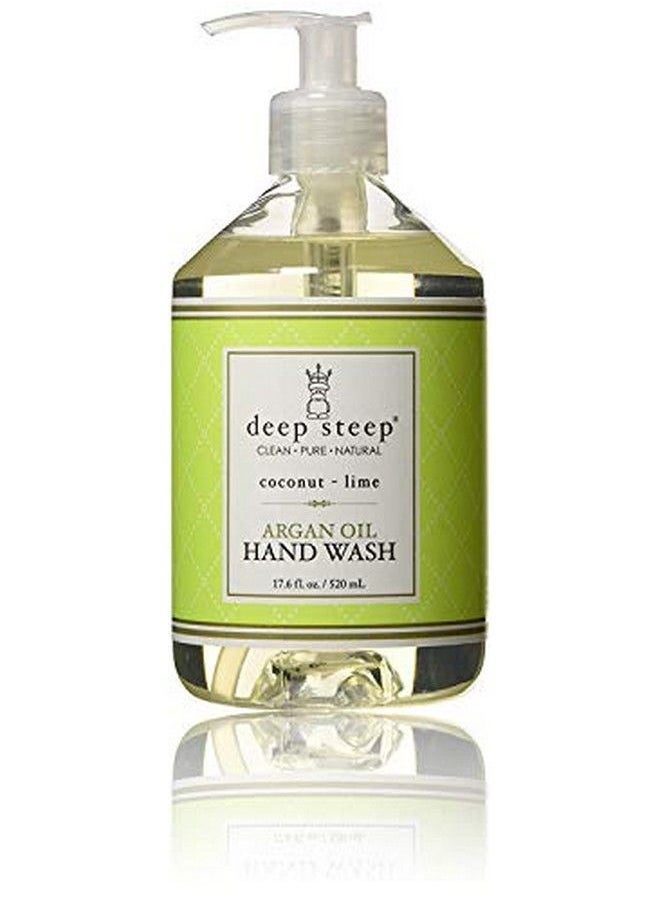 Deep Steep - Argan Oil Liquid Hand Wash Coconut Lime 17.6 Fluid Ounce - Image 1
