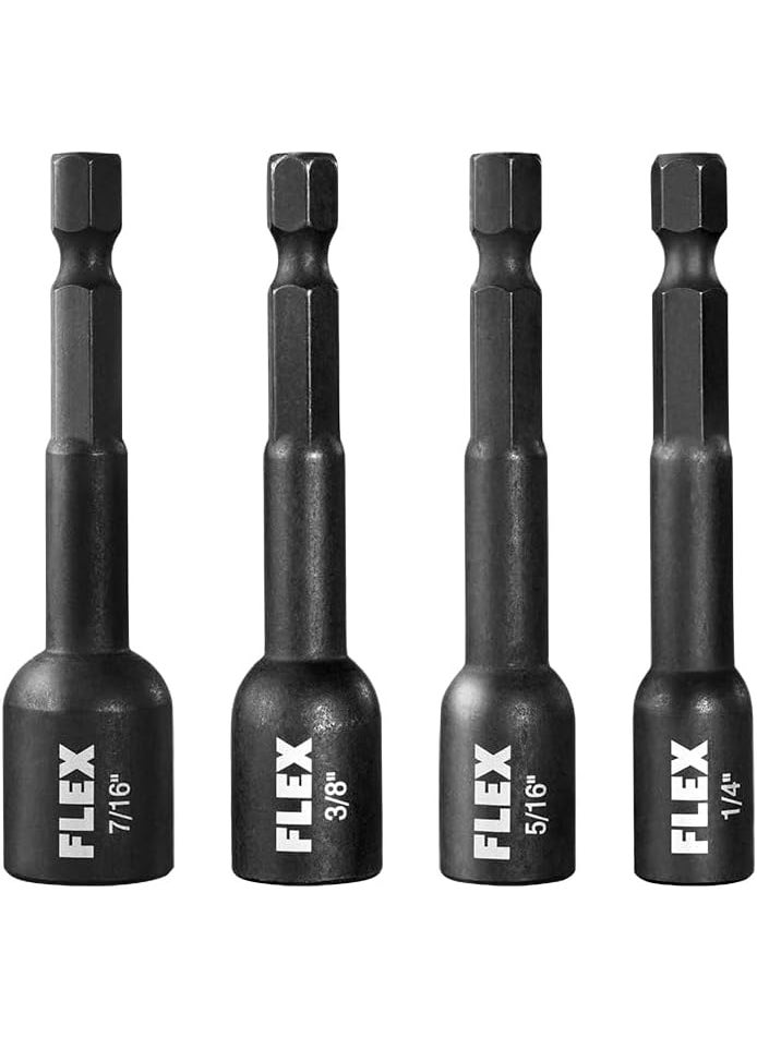 FLEX FLEX 2916Inch 4Piece Impact Magnetic Nut Driver Set  FAM103014  - Image 1