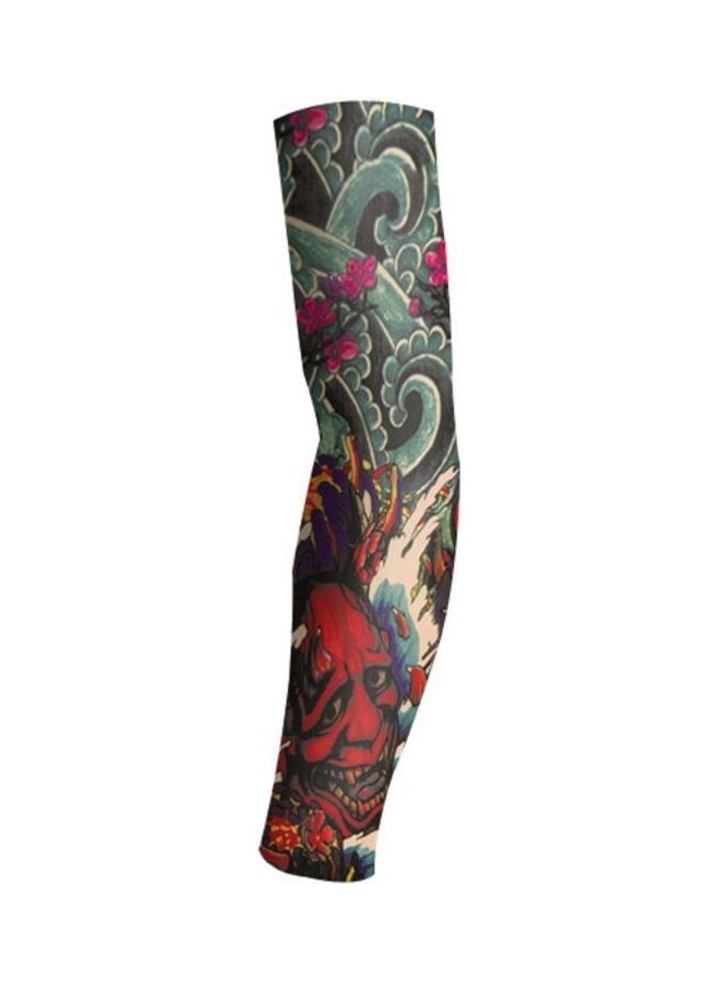 NIBEMINENT Halloween Tattoo Printed UV Protection Cooling Arm Sleeves 5*5*5cm - Image 2