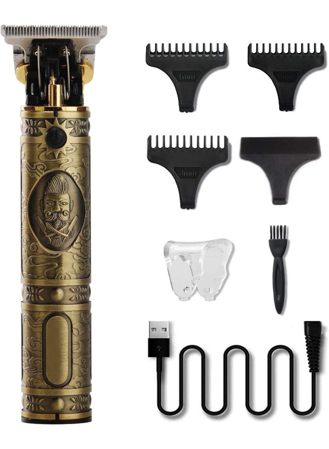 Daling مقص لحية قابل لإعادة الشحن عبر USB، ماكينة قص شعر للرجال، ماكينة قص شعر للصلع، ماكينة حلاقة باربر - Image 2