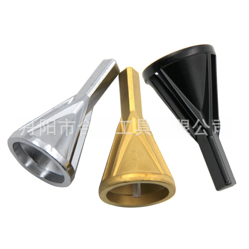 Cross-border new external chamfering high-speed steel deburring three-blade triangular handle hexagonal handle boutique external chamfering device(Triangular handle silver) - Image 5