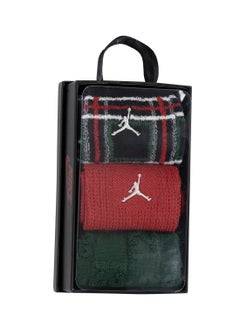 Jordan Kids Jordan Holiday 3 Pack Crew Socks  - Image 3