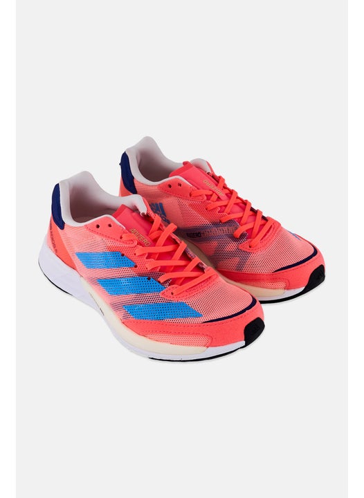 Women Adizero Adios 6 Lace Up Outdoor Shoes, Multicolor