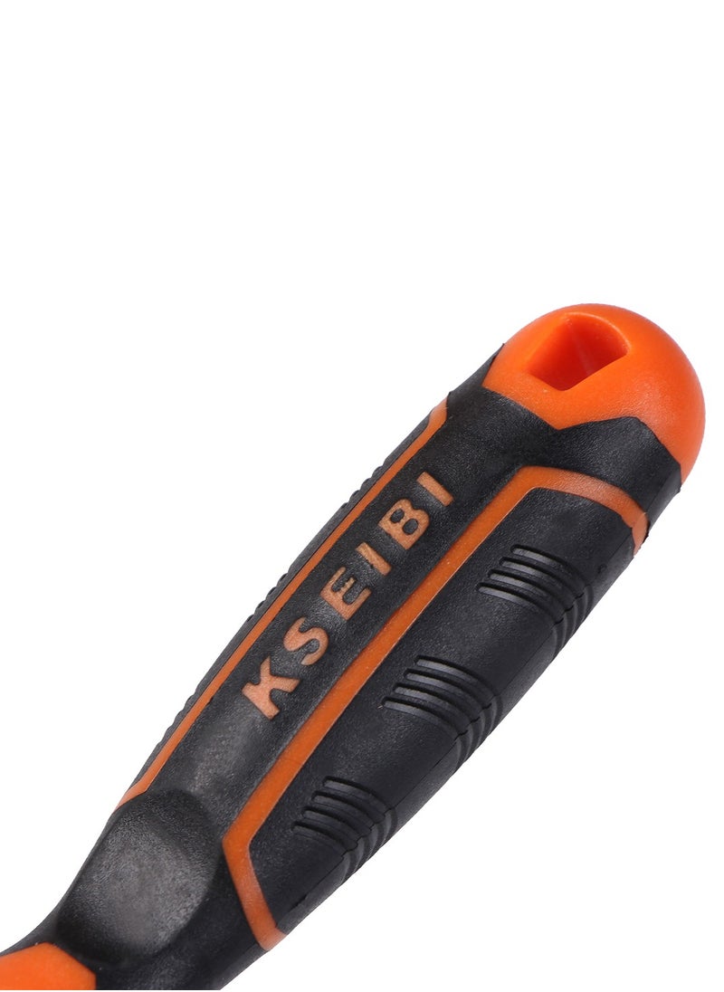 KSEIBI - 3Pc Steel File Set, High Carbon Steel Blade With Soft-Grip Rubber Handle,8Inch Includes Square Flat Metal File, Half Round File, Round Files, Ideal For Wood And Metal Applications, - Image 1