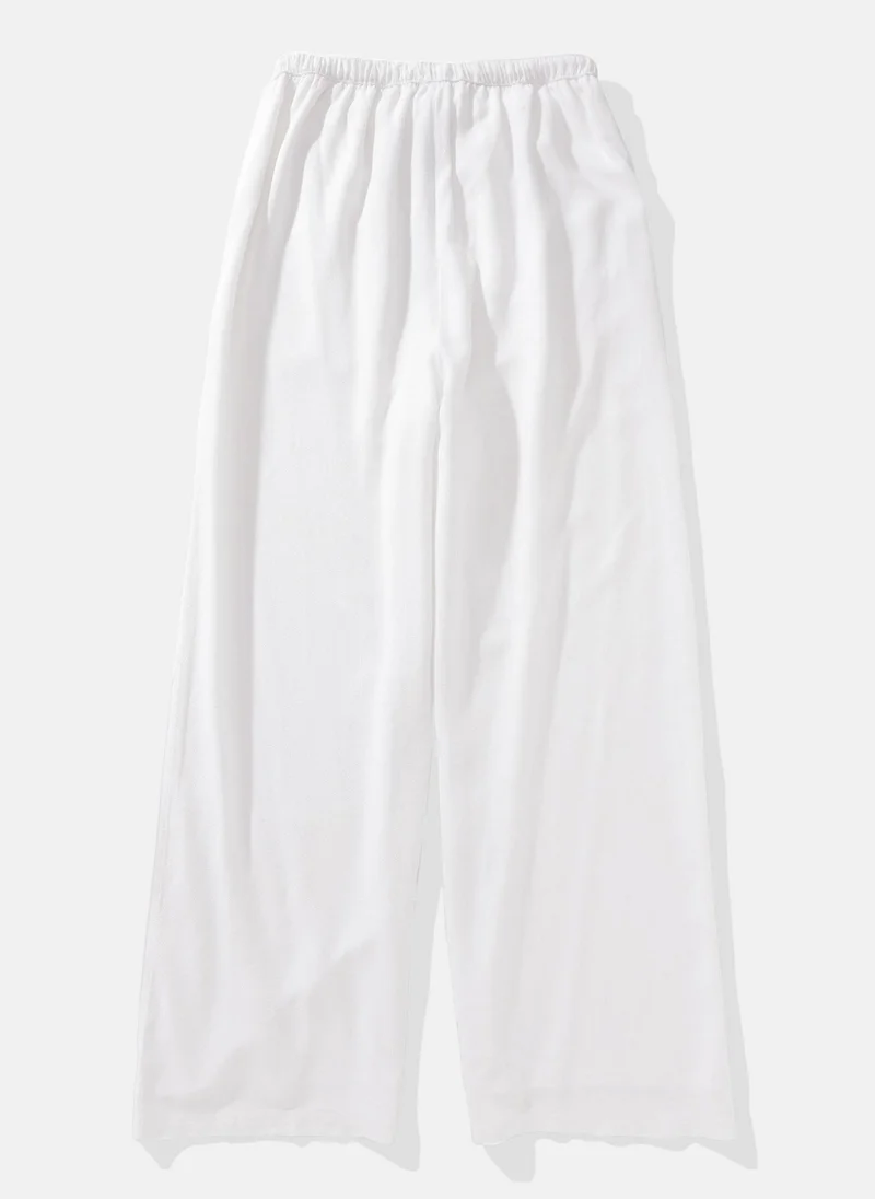 American Eagle High Waist Wide Leg Drawstrings Pants