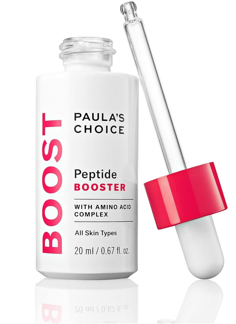 PAULA'S CHOICE Paula's Choice BOOST Peptide Booster, Peptide Serum Booster 0.67 oz Bottle for Face and Neck, Boosts Hydration for Normal to Dry or Dry, Aging Skin.  - Image 1