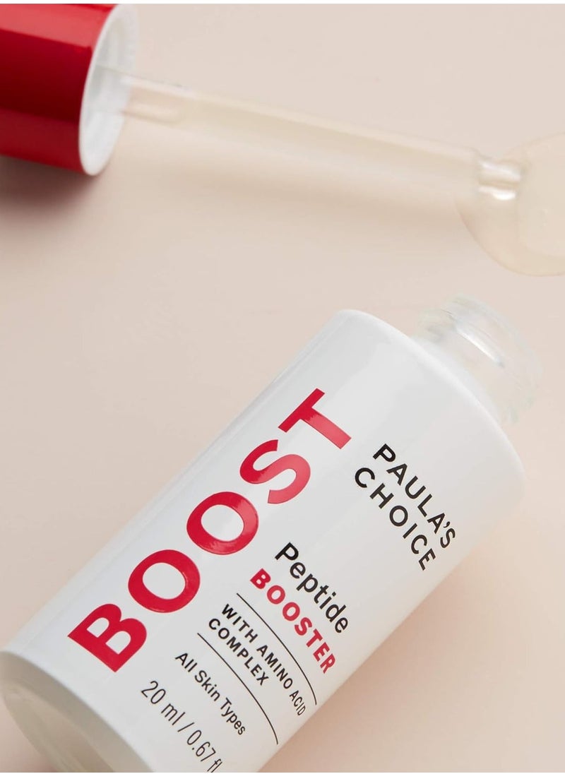 PAULA'S CHOICE Paula's Choice BOOST Peptide Booster, Peptide Serum Booster 0.67 oz Bottle for Face and Neck, Boosts Hydration for Normal to Dry or Dry, Aging Skin.  - Image 2