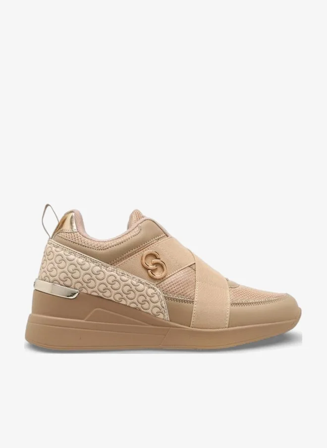 Celeste Women Monogram Print Ankle Sneakers