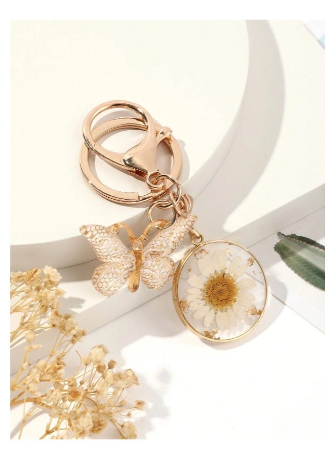 Generic Butterfly key chain for car keys for women  - Image 1