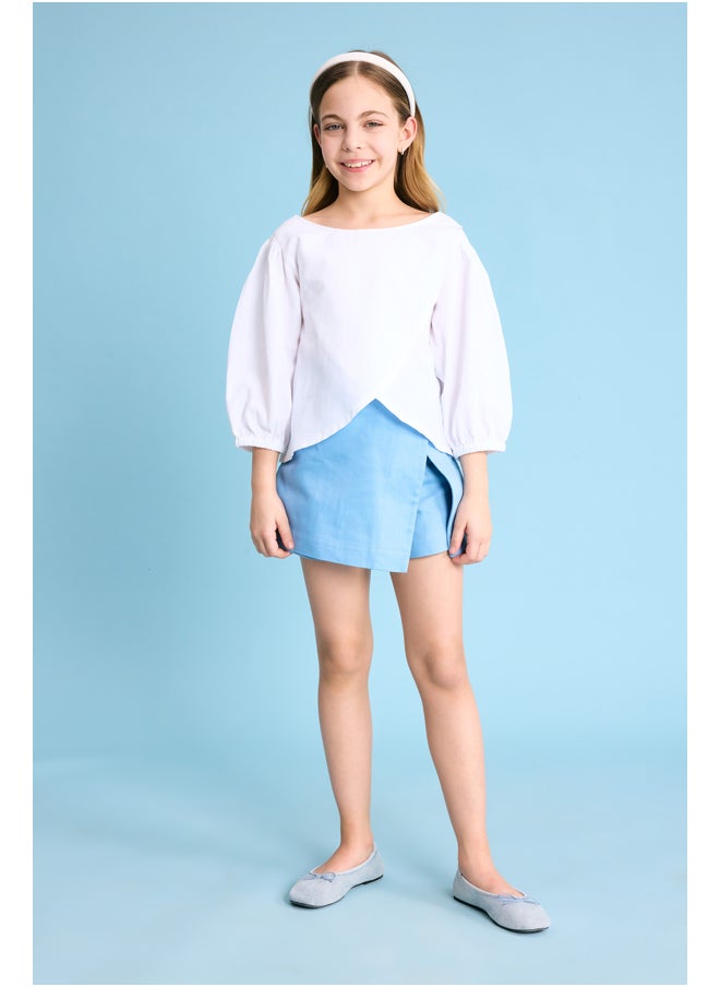DeFacto - Girl Woven Long Sleeve Blouse - Image 1
