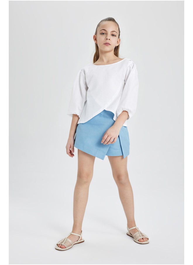DeFacto - Girl Woven Long Sleeve Blouse - Image 1