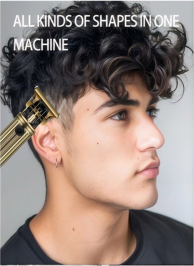 sokany SOKANY Hair Clipper, Household Multifunctional Charging Digital Electric Push Clipper, Universal Hair Clipper For Adults And Children, Gold Color, Model SK-16019  - Image 2