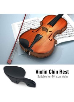 Dilwe Violin Chin Rest With Standard Adjustable Metal Bracket For 4 4 Size Music Instrument Accessory  - Image 5