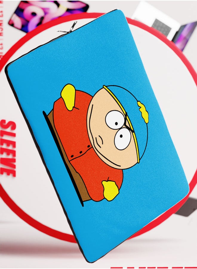 LOUD UNIVERSE - 15 inch Laptop Sleeve Angry South Park Design Tablet Sleeve Angry Eric Cartman Design - Image 1