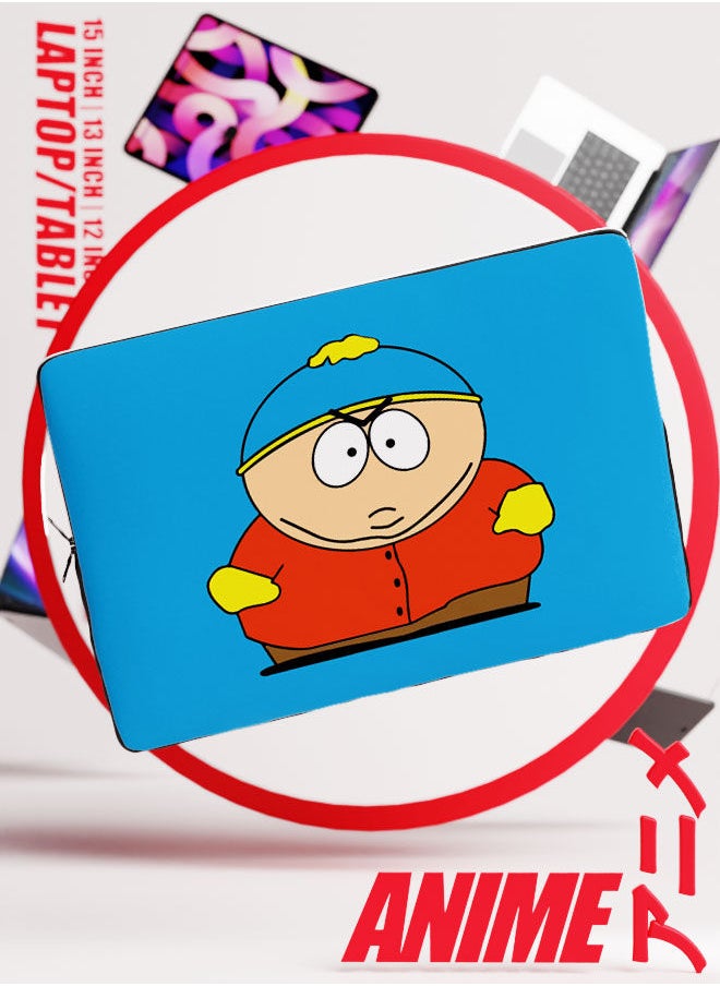 LOUD UNIVERSE - 15 inch Laptop Sleeve Angry South Park Design Tablet Sleeve Angry Eric Cartman Design - Image 1