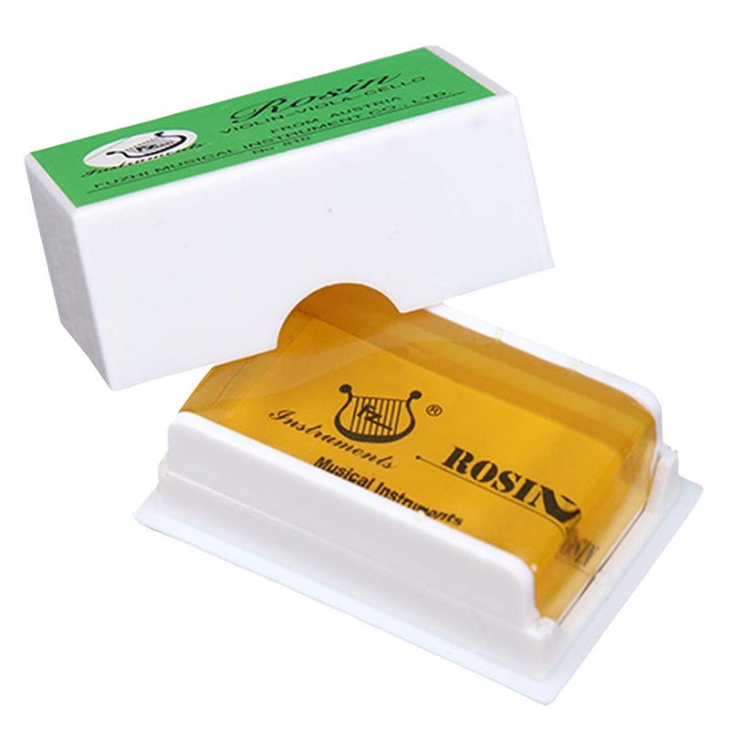 EastyGold Rosin Natural for Violin Cello Viola Rosin Light Low Dust for Bows String Music Instrument Accessory Yellow with Case 3 Pack - Image 4