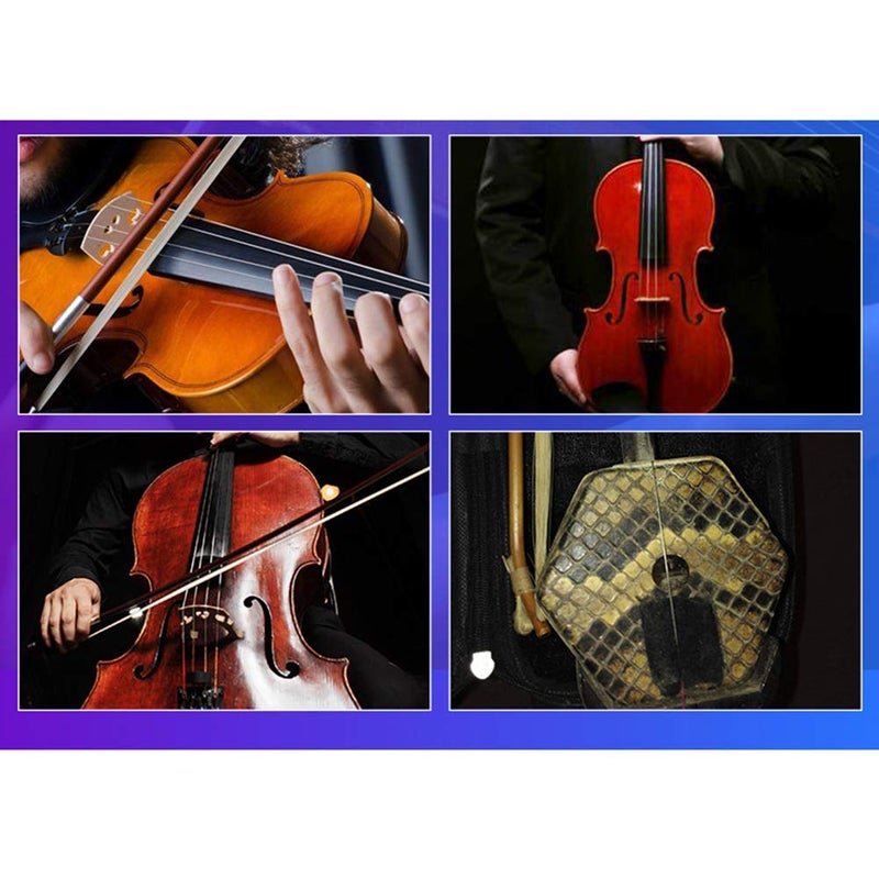 EastyGold Rosin Natural for Violin Cello Viola Rosin Light Low Dust for Bows String Music Instrument Accessory Yellow with Case 3 Pack - Image 5