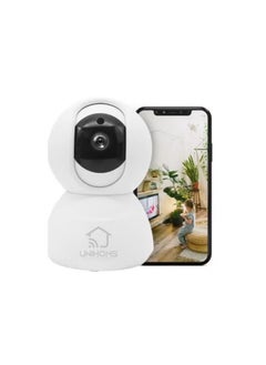 Indoor WiFi Camera Full HD Motion Detection and Tracking with Two Way Audio Compatible with Siri Alexa