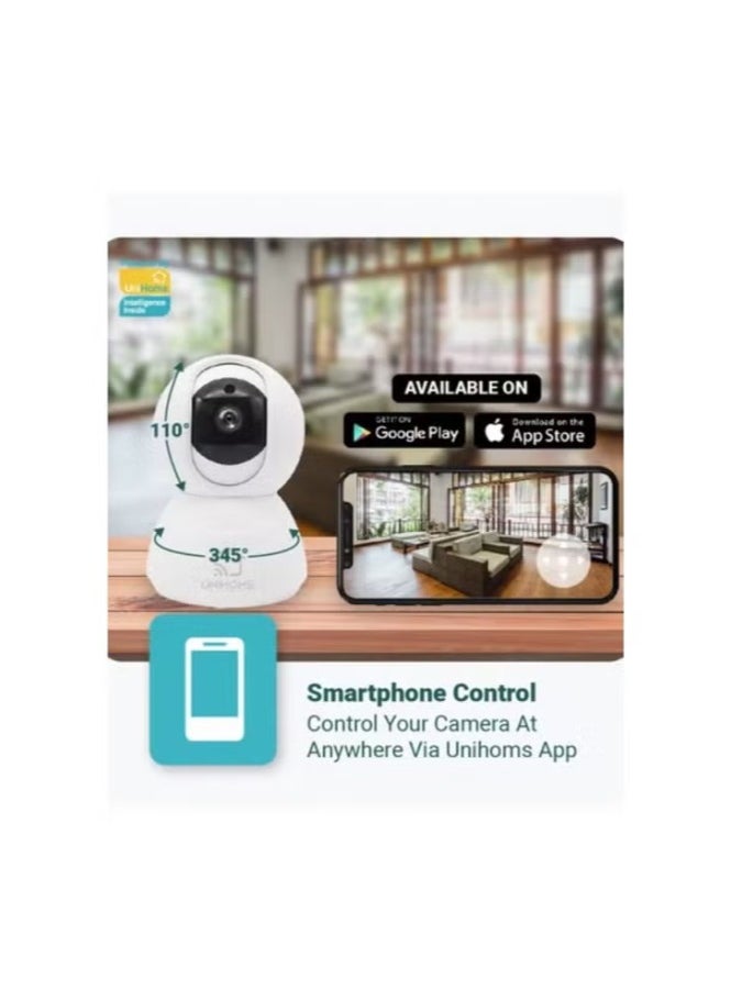 Dreamzon - Indoor WiFi Camera Full HD Motion Detection and Tracking with Two Way Audio Compatible with Siri Alexa - Image 1