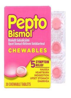 Pepto Bismol Pepto Bismol Chewables 30 Chewable Tablets  - Image 1