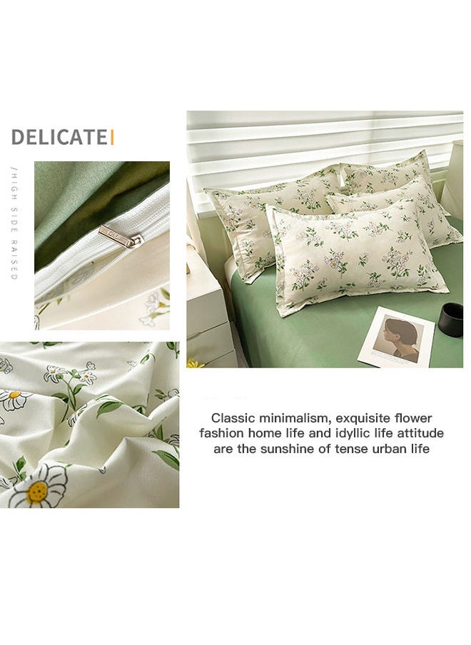 Sharpdo - 4-Piece Bedding Set which includes 1 Quilt Cover 1 Sheet 2 Pillowcase 220*240cm - Image 1