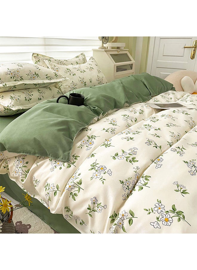 Sharpdo - 4-Piece Bedding Set which includes 1 Quilt Cover 1 Sheet 2 Pillowcase 220*240cm - Image 1