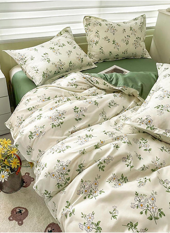 Sharpdo - 4-Piece Bedding Set which includes 1 Quilt Cover 1 Sheet 2 Pillowcase 220*240cm - Image 1