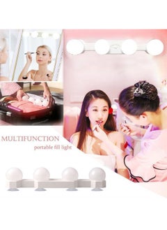 Cool Baby COOLBABY LED Portable Rechargeable LED Vanity Mirror Light with 4 LED Bulbs for Bathroom Dressing Room Vanity  - Image 5