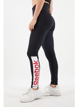 Reebok Women Sportswear Fit Training Leggings, Black  - Image 4