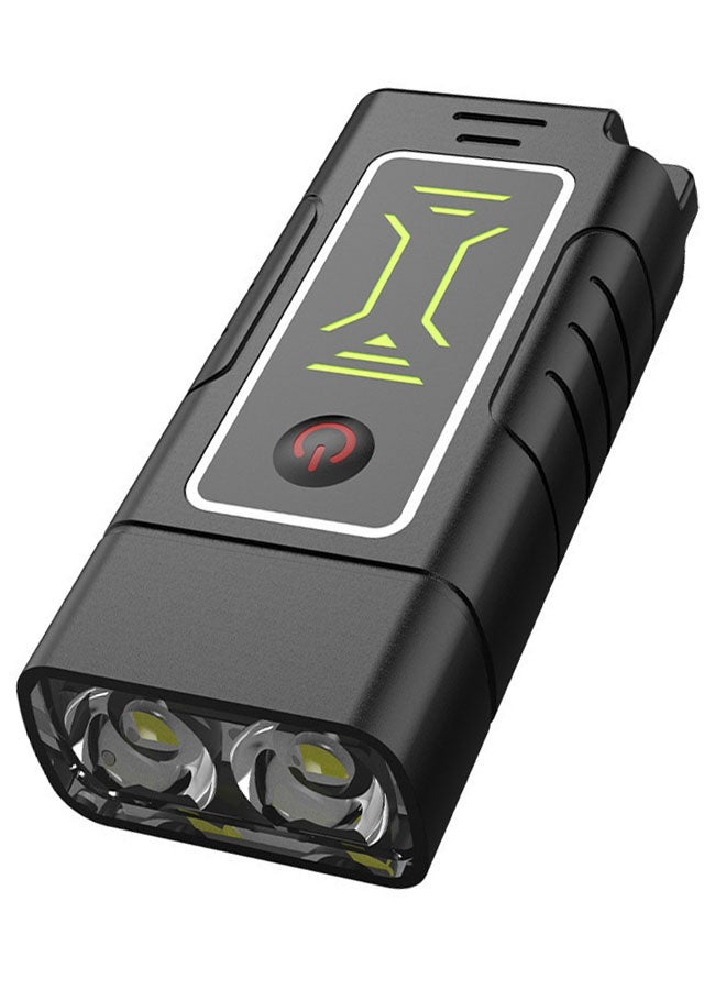 LED Flashlight Type-c Rechargeable Small Portable Tactical Pocket Torch With Magnet clip Waterproof Mini Lighting Tool. - Image 1