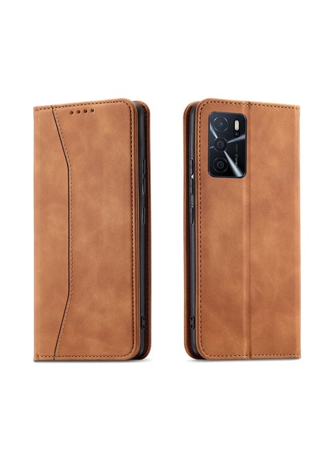 Suitable For OPPO Solid Color Flip Shockproof Phone Case