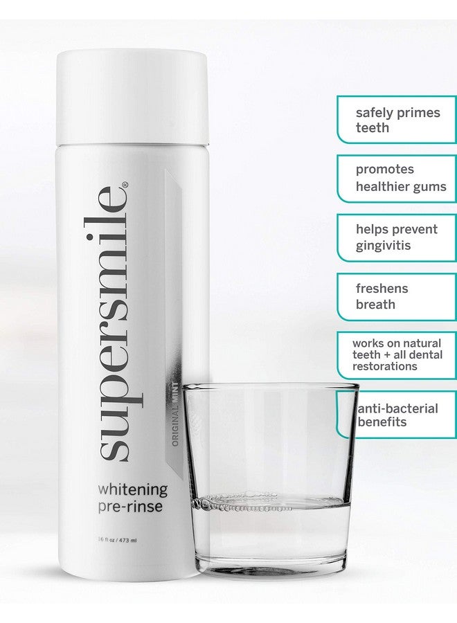 Supersmile Whitening Pre-Rinse - Clinically Formulated Pre-Brush Dental Mouthwash, Cleans and Whitens Teeth in Hard-to-Reach Places - Fresh Breath - Anti-Germicidal - Alcohol-Free (16 Fl Oz) - Image 3