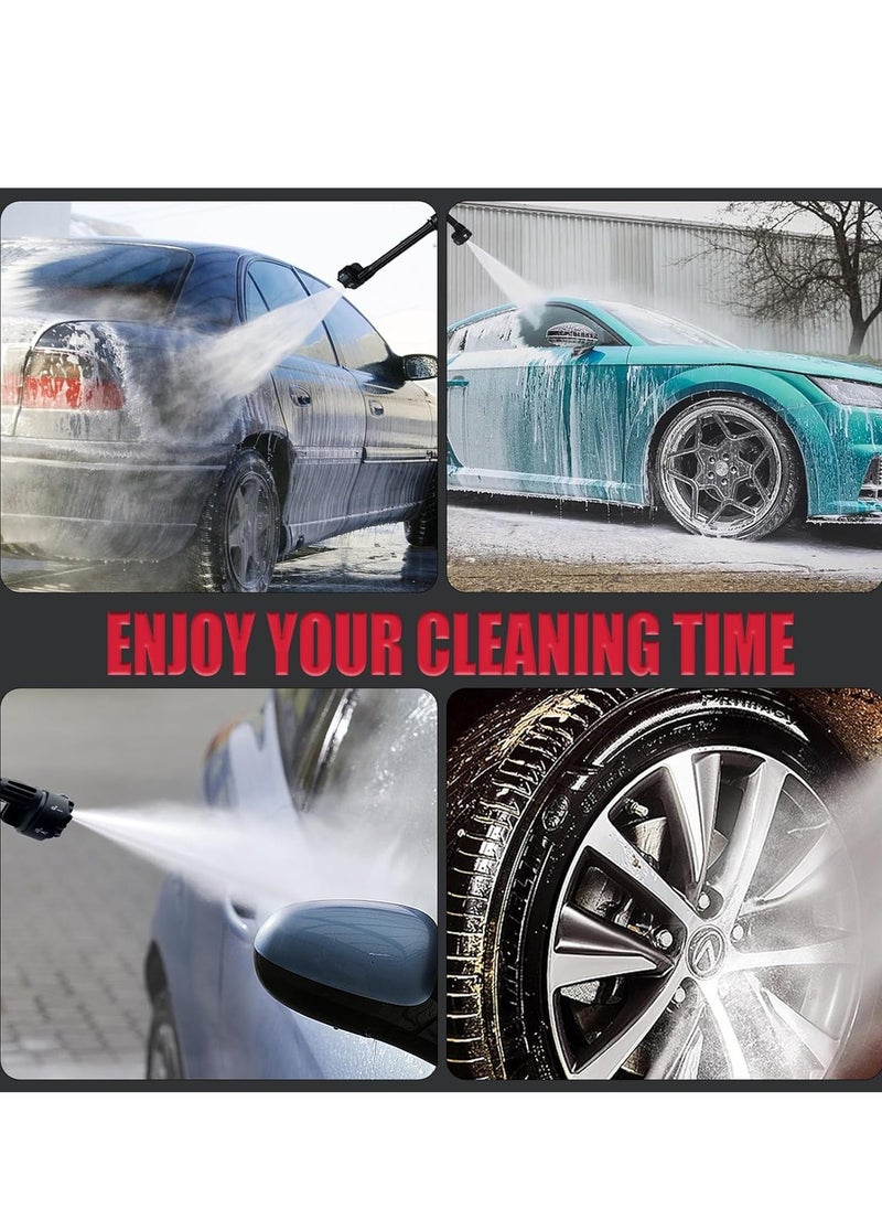 DEFAONS - DEFAONS 48V Lithium Battery Powered High Pressure Washer - 6-in-1 Nozzle, Car & Home Cleaning Kit with Rechargeable Battery, Trigger, Hose, and Stainless Steel Mesh Filter - Image 1