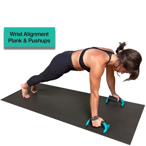 Yoga-Grip, Premium Quality Wrist Alignment Yoga Blocks to Eliminate Wrist Pain in All Poses - Balance & Stretching Assistance - Great for Yoga, Pushups and Pilates, Premium Quality - Image 2