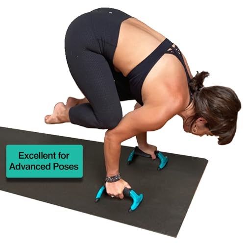 Yoga-Grip, Premium Quality Wrist Alignment Yoga Blocks to Eliminate Wrist Pain in All Poses - Balance & Stretching Assistance - Great for Yoga, Pushups and Pilates, Premium Quality - Image 4