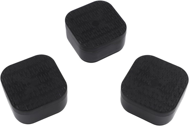Heavy Duty Adjustable Furniture Risers for Sofas Chairs Desks Beds with Casters, Non-Slip Plastic Elevators, Stackable Height Boosters, Protective Black Set of 12 - Image 5