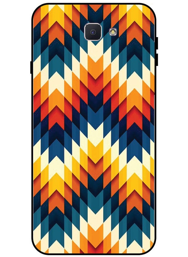 EYE CATCH - Protective Case Cover For Samsung Galaxy J5 Prime Smart Series Printed Protective Case Cover for Samsung Galaxy J5 Prime Multicolor Geometric Pattern - Image 1