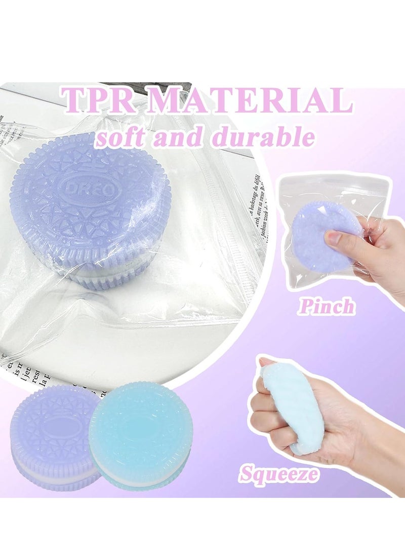 بيبي لاند لعبة بسكويت اسفنجية لتخفيف التوتر ، لعبة تخفيف الضغط، تصميم ساندويتش واقعي للقلق والاسترخاء، ملحق مكتب مثالي ولعبة فيدجيت ممتعة للبالغين - Image 3